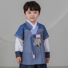 HARANG HANBOK 男童 Janggunrang 韓服 Baeja + Jeogori + 褲子套裝