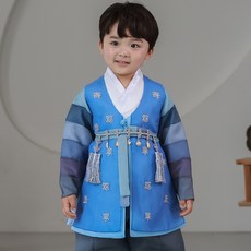 HARANG HANBOK 男童 Cheonharang 韓服 Baeja + Jeogori + 褲子套裝
