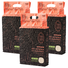 hojja 賀家 高效凝結條型豆腐貓砂, 99%抑菌除臭, 2.5kg, 超級優質貓砂, 原味, 3包