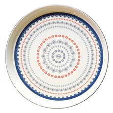 9吋皿 滿水容量:600mL 材質:陶瓷 / 產地:日本, 北歐鄉村 白色, 1個