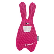 JOYSER 狗狗絨毛兔子填充玩具, 1個, 粉紅色