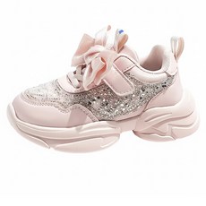 Rurushu 女童蝴蝶結亮片運動鞋 RA160