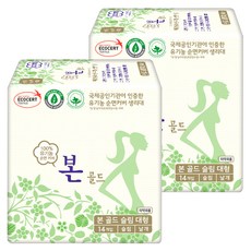 OCBON 本恩 金牌薄款蝶翼衛生棉, L號(28cm), 14片, 2包