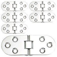 裝飾家 180度折疊式縫紉機鉸鏈 銀色, 6個