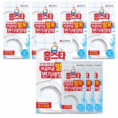 홈스타 보글보글 발포 변기 세정제, 180g, 5개