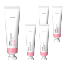 쿤달 시어버터 앤 마카다미아 퓨어 핸드크림 베이비파우더향, 50ml, 5개