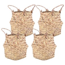 Morningscent 藤籃花盆蓋, 混色, 4個