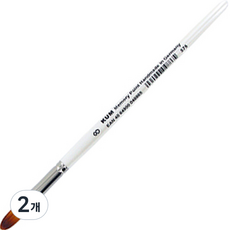 KUM 庫姆 Memory Point 圓頭平刷, 2個, 8號