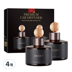 에이센트 차량용 디퓨저 세트, 딥체리, 4개