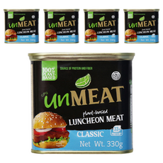 식물성 런천미트 클래식, 5개, 330g