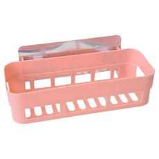 E.dot 北歐風魔術無痕瀝水架 北歐粉 廚房收納 無痕安裝, 1個