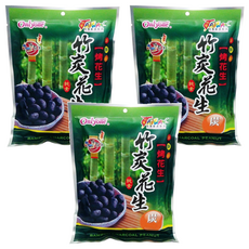 Onlyone 海龍王 竹炭花生, 台灣製造, 烘烤花生, 150g, 3包