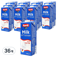 프리쉴리 람리 멸균우유, 1L, 36개