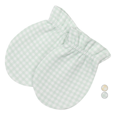 Tartine et Chocolat 兒童U格紋棉質防抓手套