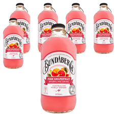 BUNDABERG 賓德寶 葡萄柚風味氣泡飲, 375ml, 6瓶