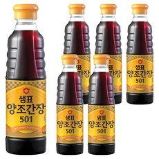 샘표 양조간장 501, 500ml, 6개