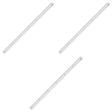 롭다 아크릴스틱자 30cm, Pure, 3개