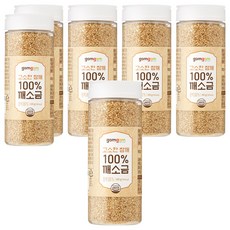 gomgom 熟白芝麻粒 100g 罐裝, 6罐