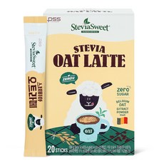 pss PULSES&YOUR LIFE Stevia燕麥拿鐵, 9.4g, 20條, 1盒