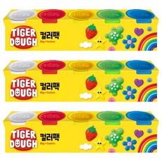 마이리틀타이거 도우 클레이 컬러팩, 3개, 혼합색상