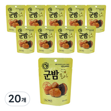 너츠브라더 군밤 조아, 20개, 45g