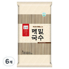 봉평촌 메밀국수, 1kg, 6개