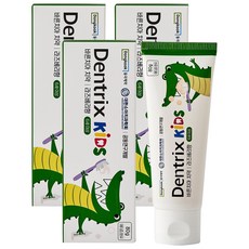 Dongkook 東國製藥 Dentrix 兒童端正牙齒牙膏, 80g, 3個