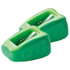 LYRA Groove 3合1胖胖三角洞洞筆專用削筆器, 顏色隨機, 2個