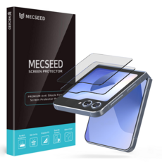 MECSEED 3CX 외부 디스플레이 강화유리 액정보호필름 2p 세트 씬커버 링 전용, 1세트