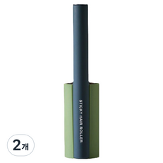 Nature Cube 衣物用滾筒除塵黏紙 綠色, 2個