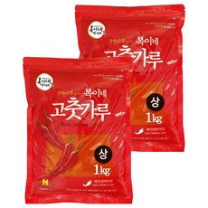 Bok2Nefood 醬料用上等辣椒粉 中辣, 1kg, 2包