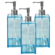 Sanpuli 山蒲利 威尼斯乳液瓶 AC-858 390毫升, 顏色隨機, 3個