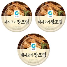 청정원 돼지고기 장조림, 95g, 3개