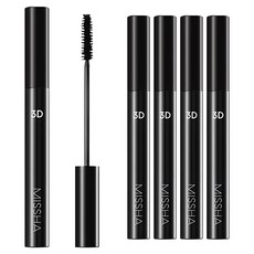 미샤 3D 마스카라 7g, 블랙, 5개