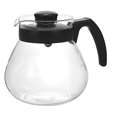 HARIO 好璃奧 咖啡耐熱玻璃壺, TCR-100B 黑色, 1L, 1個