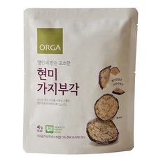 ORGA 玄米茄子香酥脆片, 1個, 40g