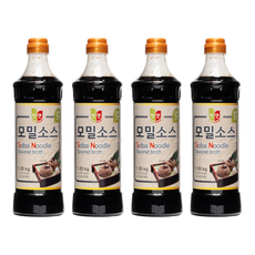 첫맛 모밀소스, 4개, 1.05kg
