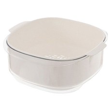 FaSoLa 多用途雙層瀝水籃 快速過濾, 透明款, 29 x 26 x 12cm, 1個