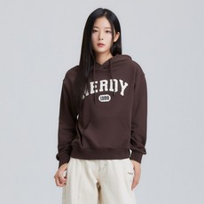 NEDRY 圈圈紗拱形Logo套頭連帽衫