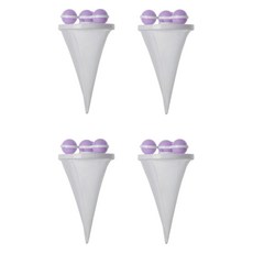 Noblemoon 滾筒洗衣機洗衣濾網 4入, 紫色, 1個