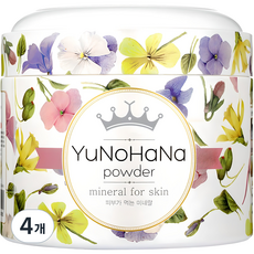 유노하나 입욕 파우더, 400g, 4개
