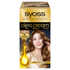 사이오스 올레오 크림 헤어 컬러 염모제, 1B크리스탈베이지, 1개