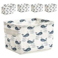 棉麻收納籃 高款 G054 75g 6個, 透明色 + 灰色, 1組