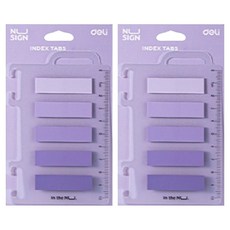 누사인 인덱스 스티커 5종 x 20p 퍼플, 2개