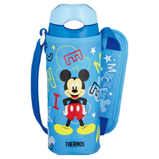 THERMOS 膳魔師 保冷瓶FHL-401系列, FHL-401 米奇 藍色, 400ml, 1個