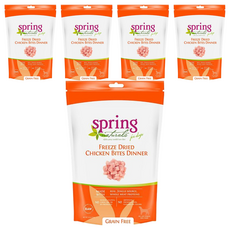 spring 曙光 全齡犬 無穀凍乾生食餐-雞肉, 71g, 5包