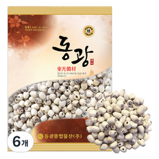 동광한방몰 껍질깐 연자육 연꽃씨, 300g, 6개