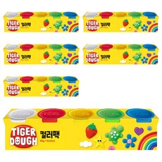 마이리틀타이거 도우 클레이 컬러팩, 6개, 혼합색상