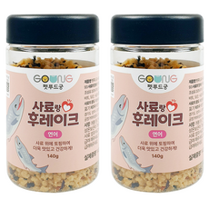 궁 반려동물 사료랑 후레이크, 연어, 140g, 2개