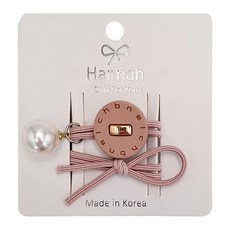 韓國 Hannah 正韓造型髮束 圓形粉繩 SY12499
